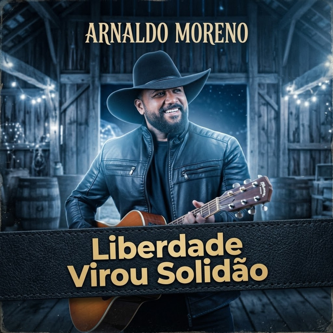 Arnaldo Moreno lança “Liberdade Virou Solidão” nesta sexta-feira