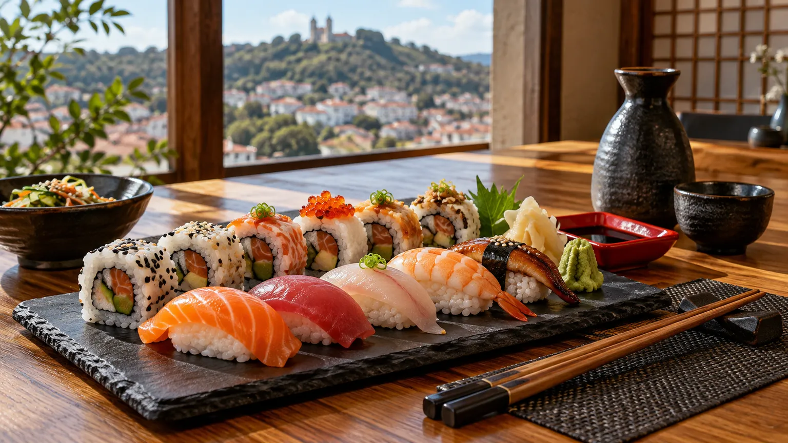 Sushi com IA: 4 composições para apresentar seu restaurante