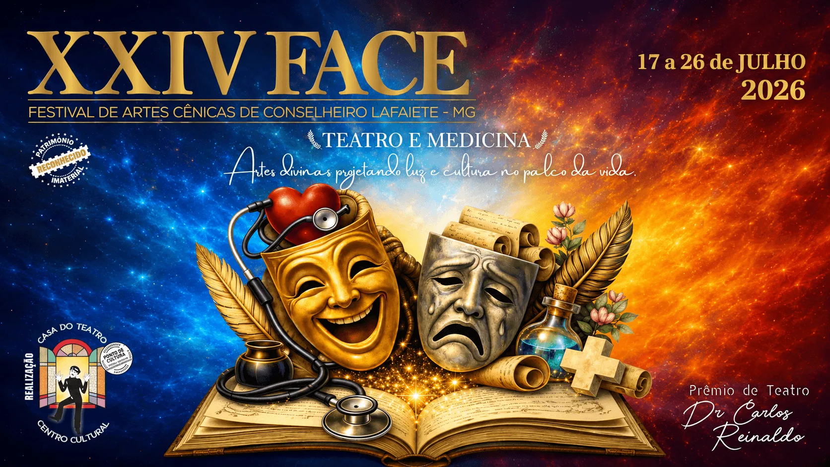 Capa FACE - Festival de Artes Cênicas de Conselheiro Lafaiete