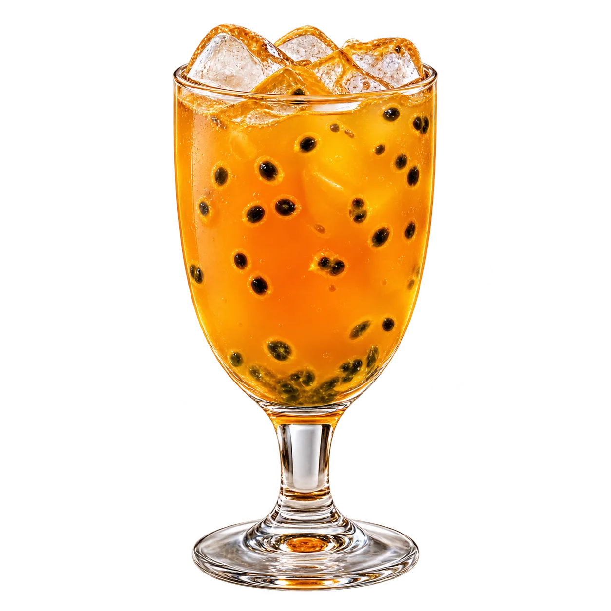 Drink Keep Calm de cachaça com maracujá