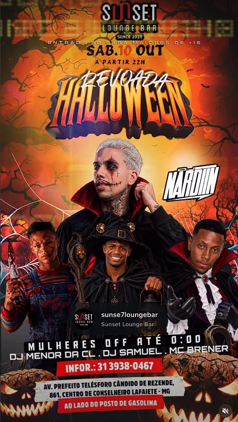 Revoada Halloween na Sunset Lounge Bar