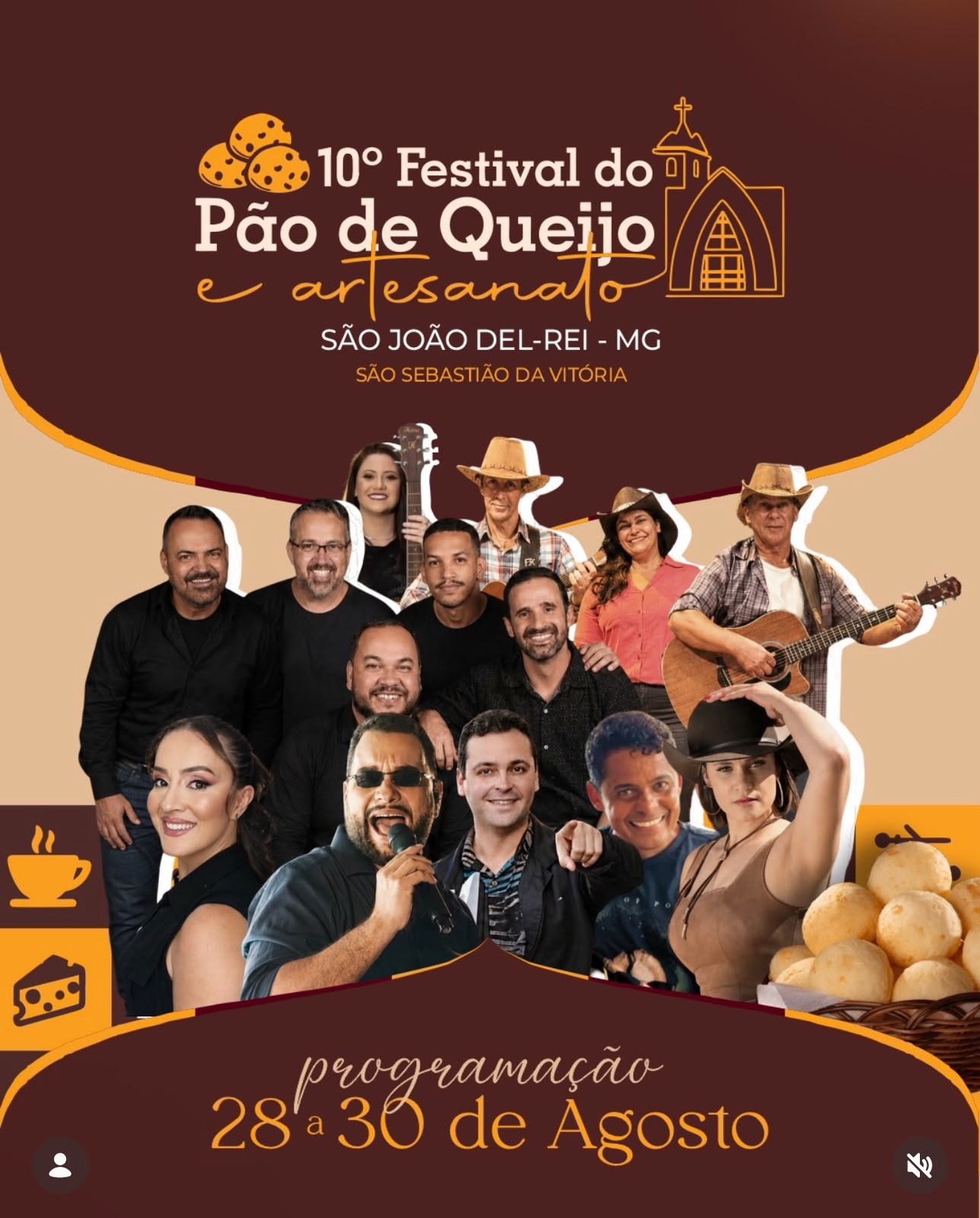 10º Festival do Pão de Queijo e Artesanato
