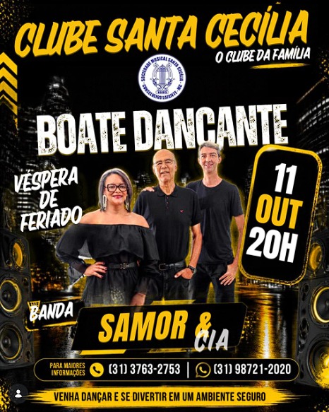 Boate Dançante com Banda Samor & Cia