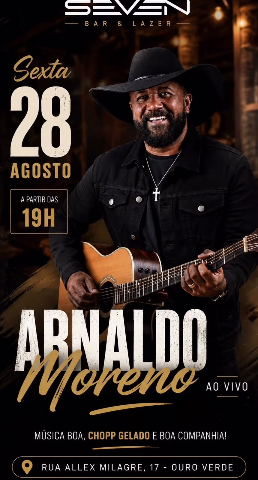 Arnaldo Moreno ao vivo na Seven