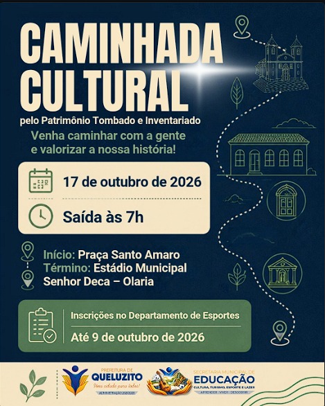 Caminhada Cultural pelo Patrimônio Tombado e Inventariado