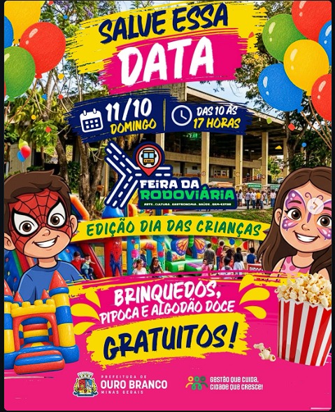 Feira da Rodoviária – Edição Dia das Crianças