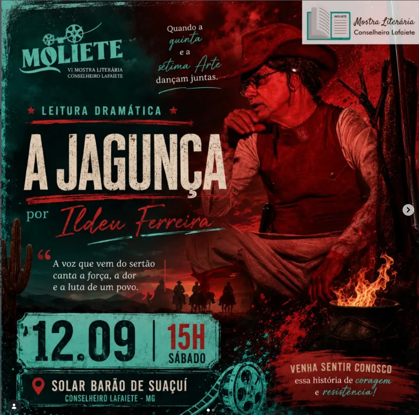 Leitura Dramática "A Jagunça" com Ildeu Ferreira - VI MOLIETE