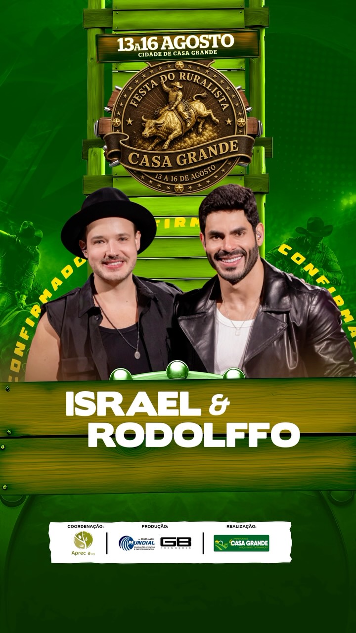 Israel & Rodolffo na Festa do Ruralista Casa Grande 2026