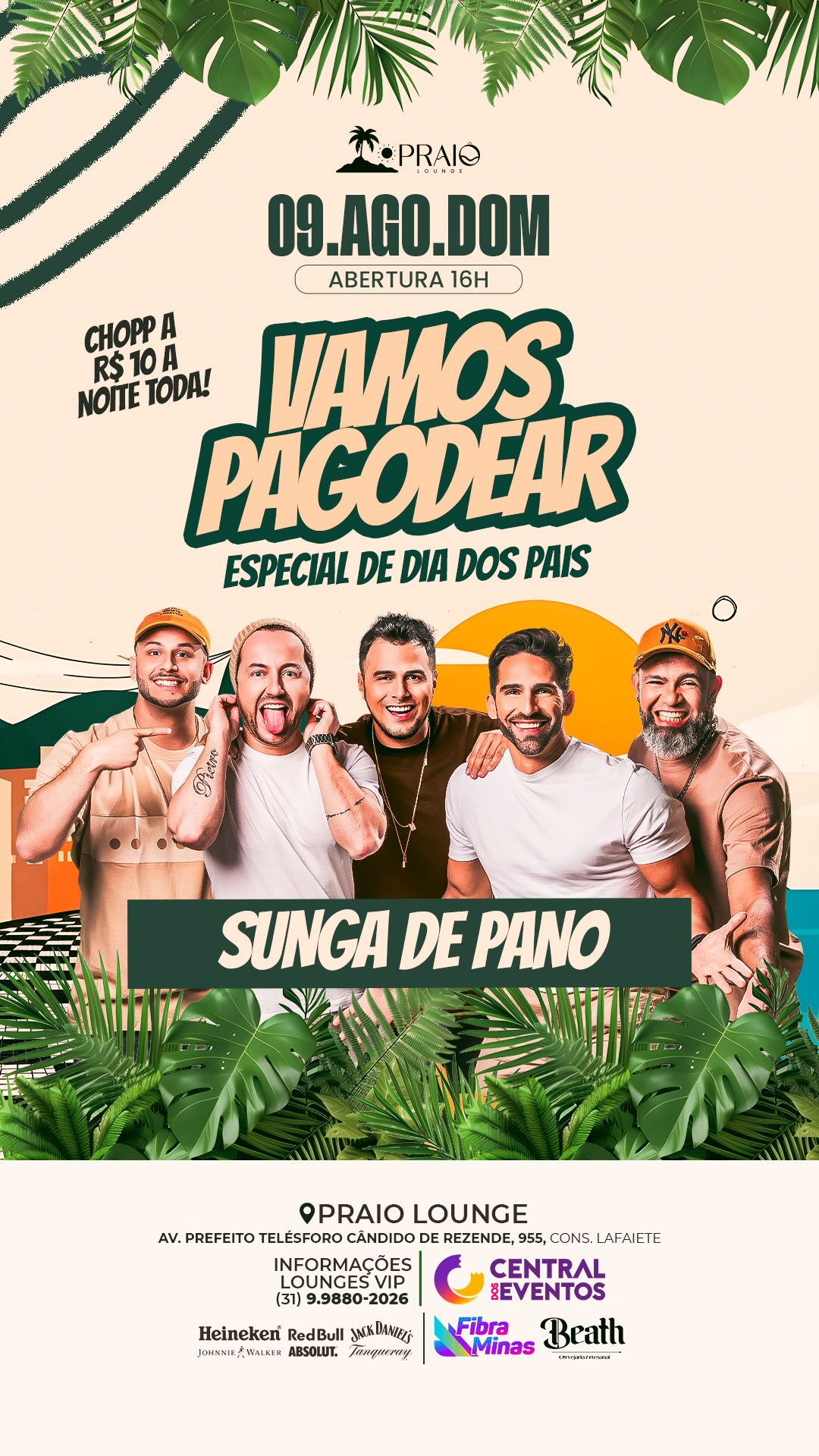 Vamos Pagodear - Especial de Dia dos Pais com Sunga de Pano