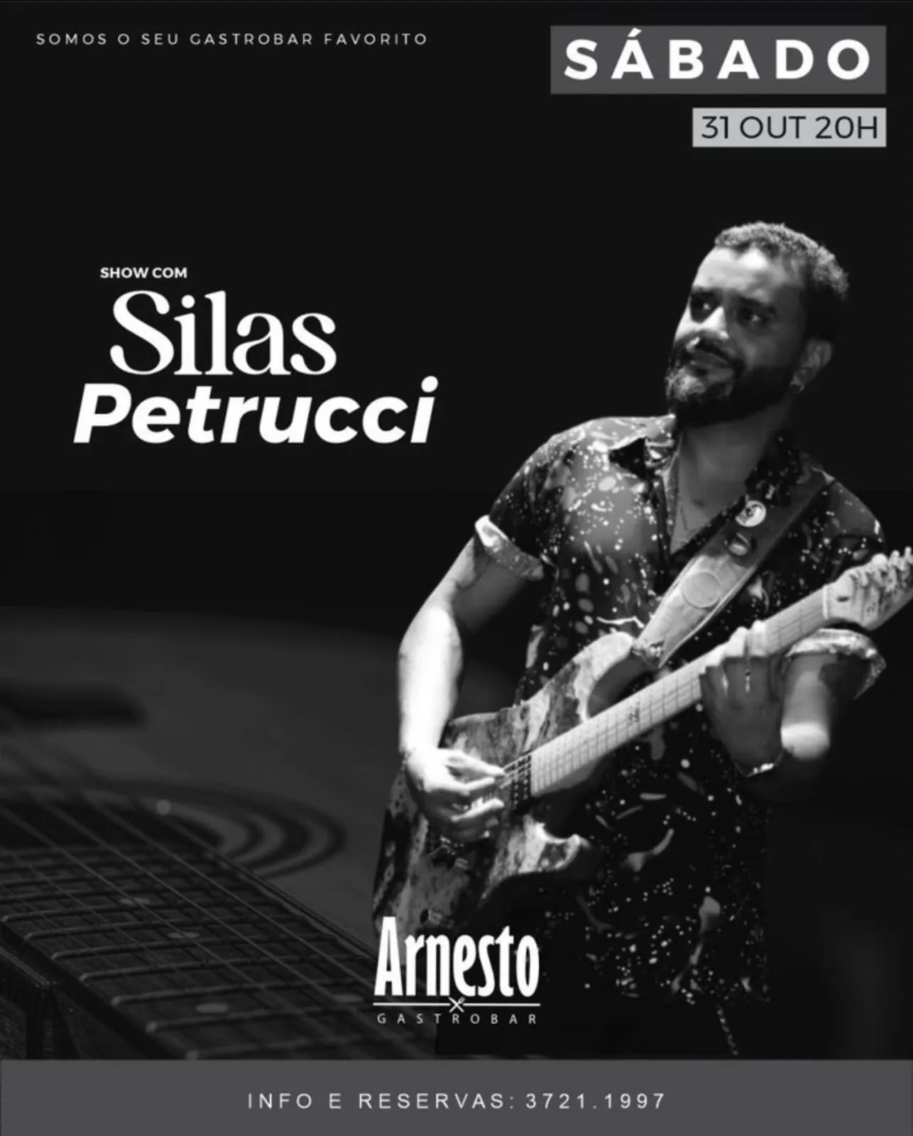 Silas Petrucci no Arnesto Gastrobar