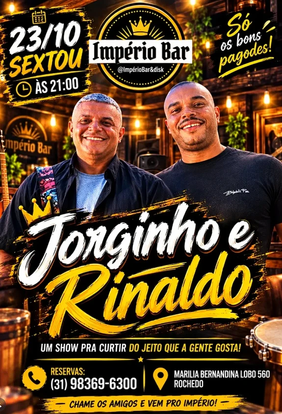 Jorginho e Rinaldo no Império Bar