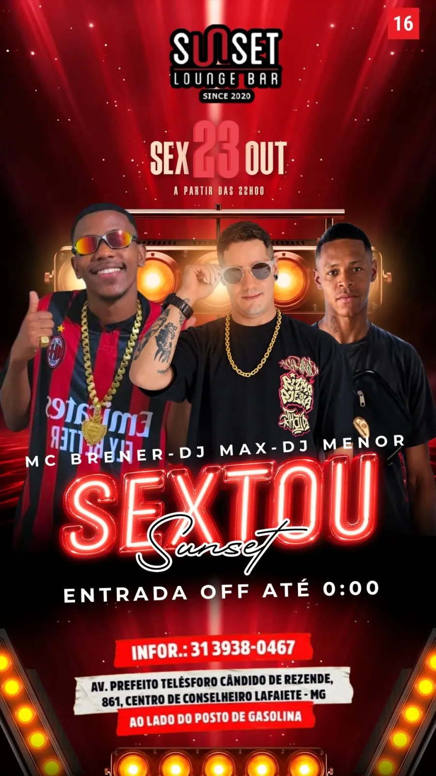 Sextou Sunset com MC Brener, DJ Max e DJ Menor