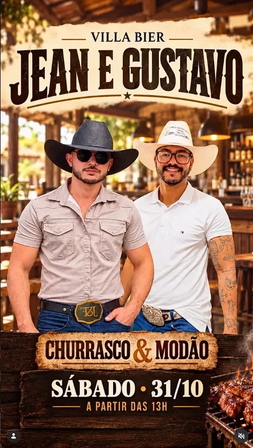 Jean e Gustavo no Vila Bier