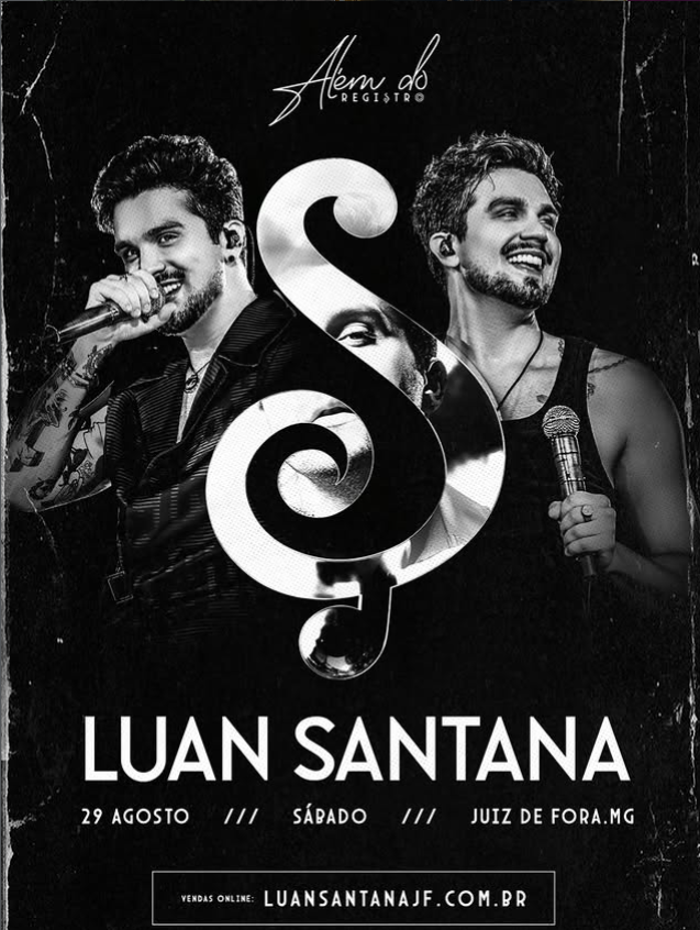 Capa do evento Luan Santana - Turnê Além do Registro