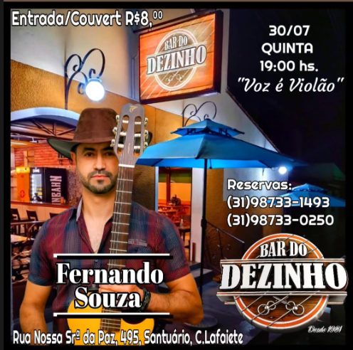 Voz é Violão com Fernando Souza - Bar do Dezinho