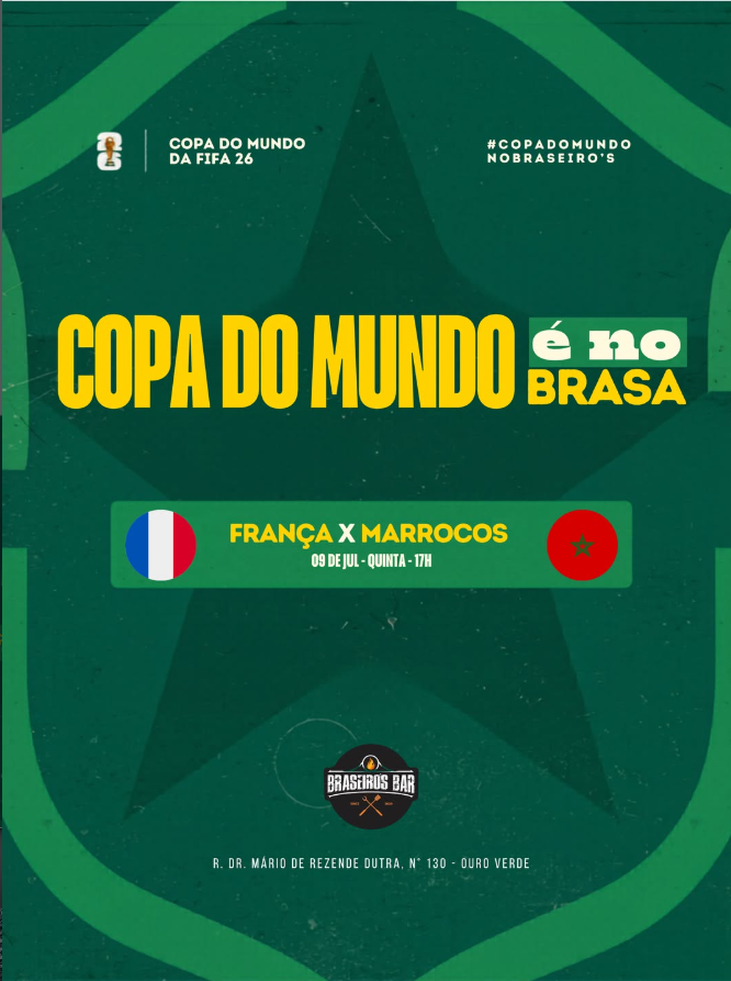Copa do Mundo no Brasa - França x Marrocos