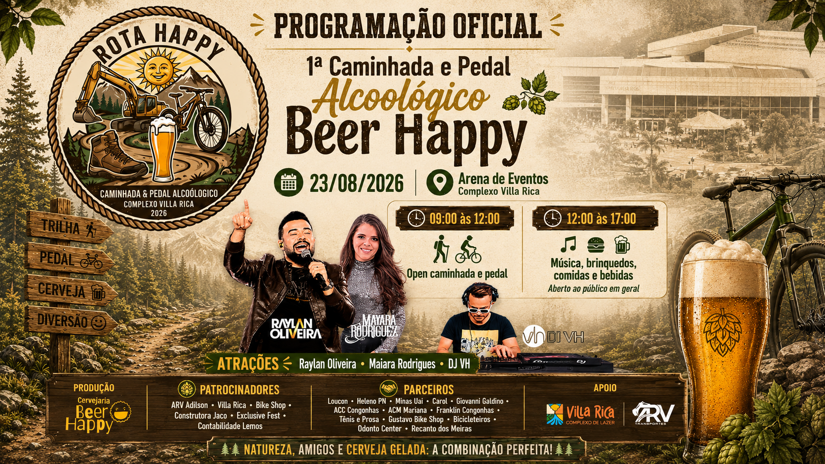 1ª Caminhada e Pedal Alcoológico Beer Happy