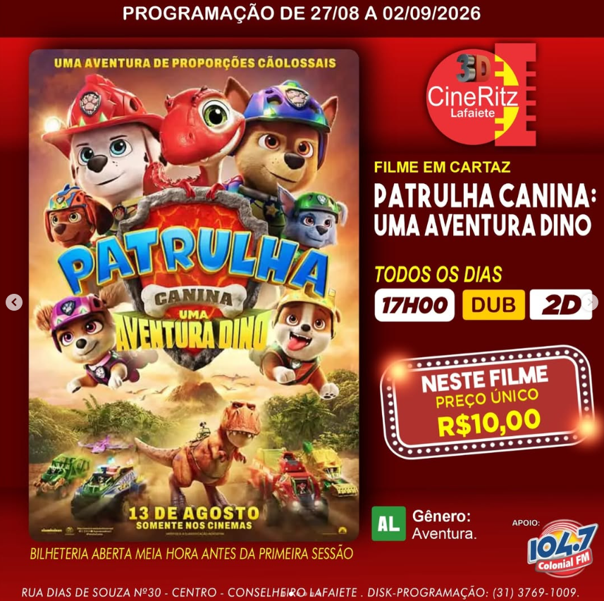 Patrulha Canina: Uma Aventura Dino