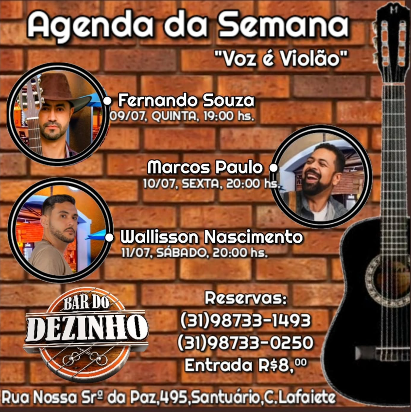 Voz é Violão com Fernando Souza - Bar do Dezinho
