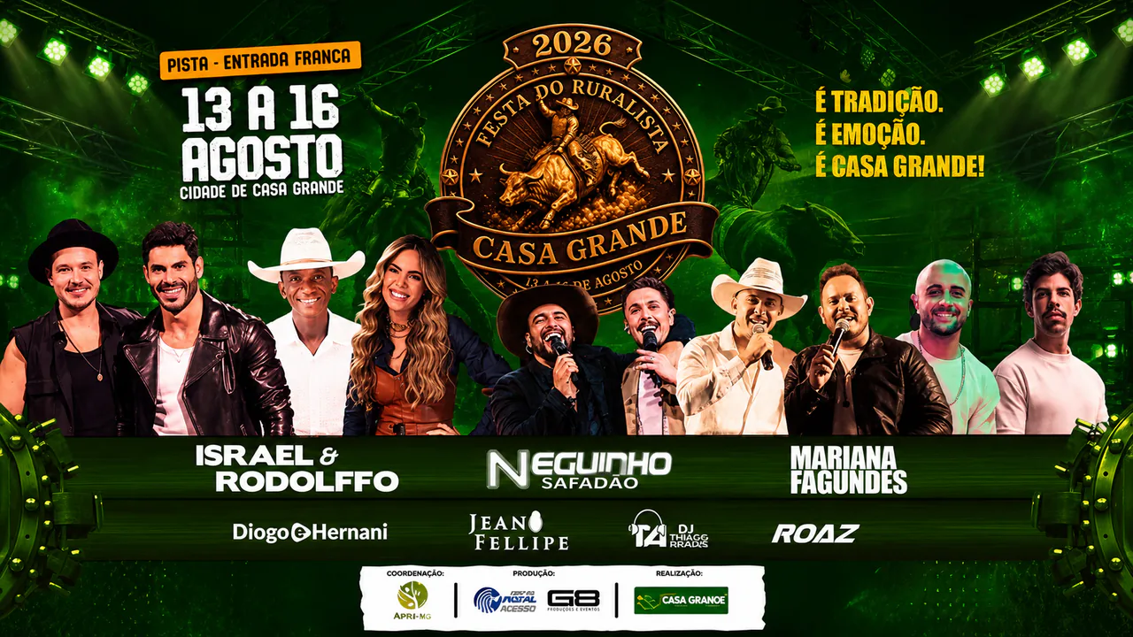 Festa do Ruralista Casa Grande 2026