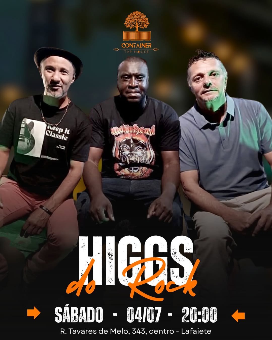 Capa do evento Higgs do Rock