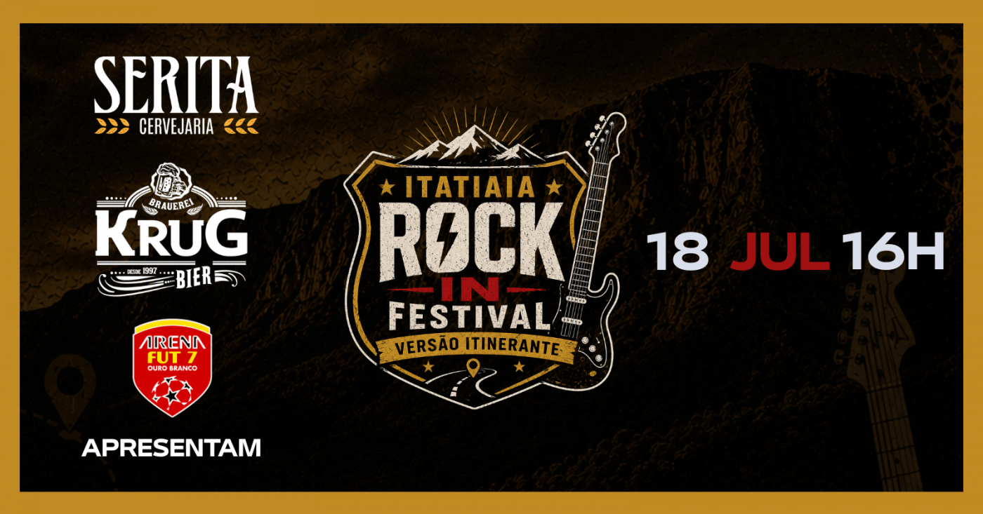 Itatiaia Rock In Festival 2026 estreia em Ouro Branco