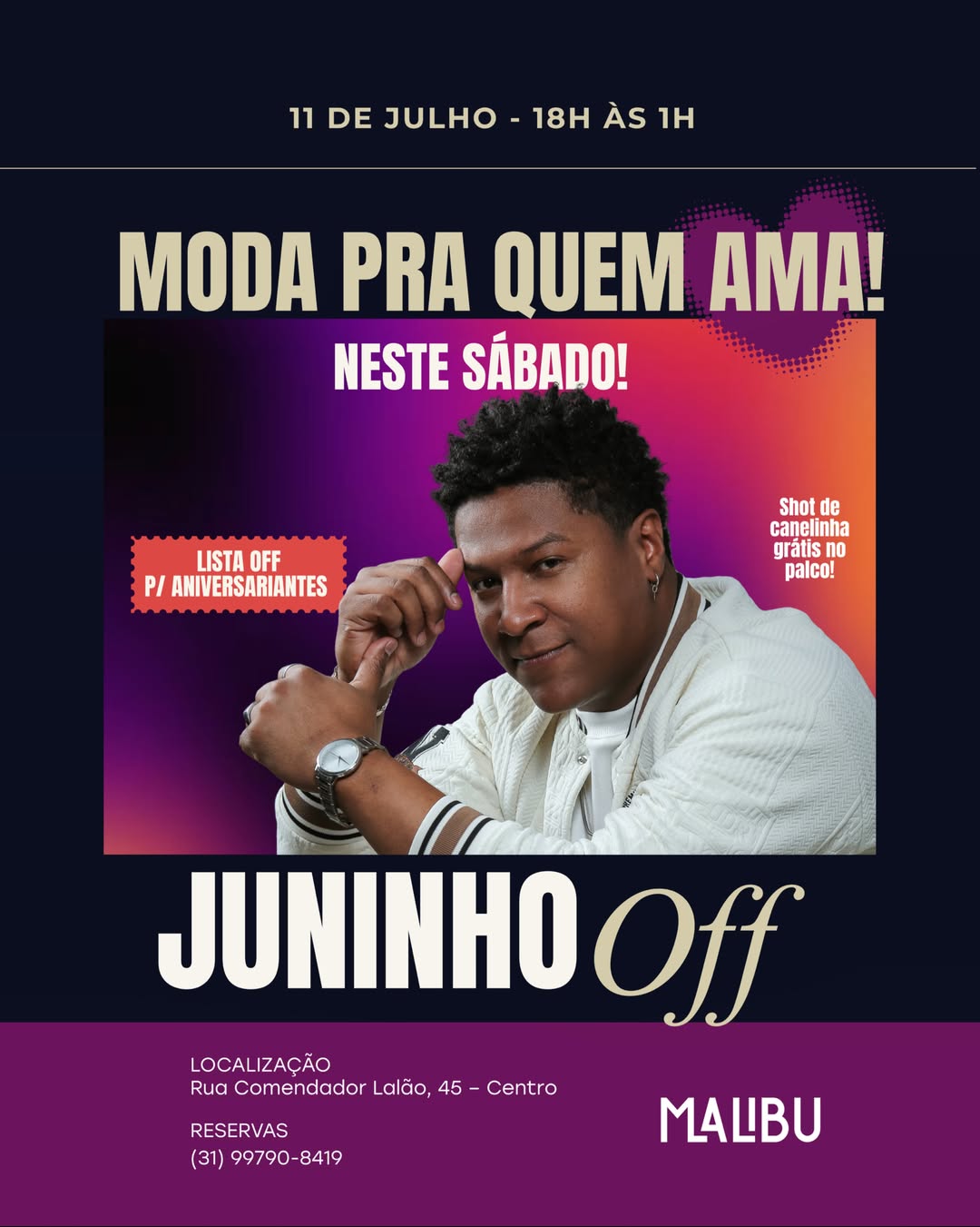 Moda pra Quem Ama - Show com Juninho Off
