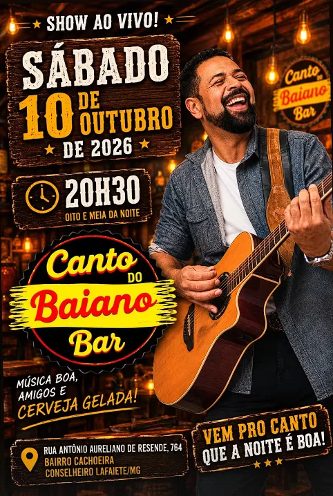 Show ao Vivo no Canto do Baiano