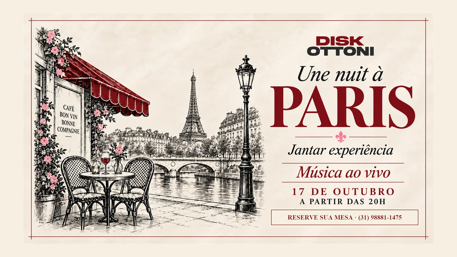 Capa do evento Une Nuit à Paris