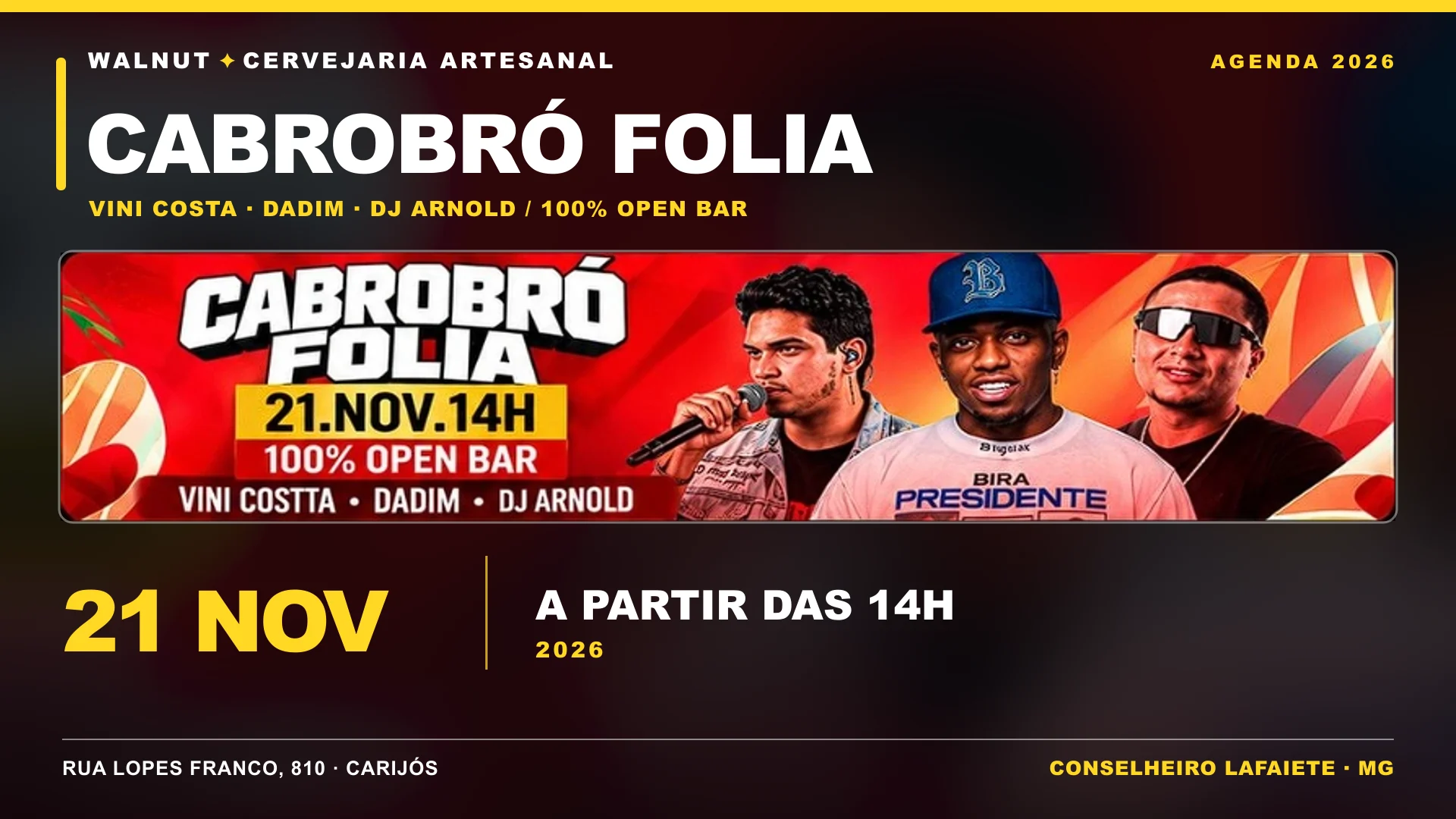 Cabrobró Folia na Walnut