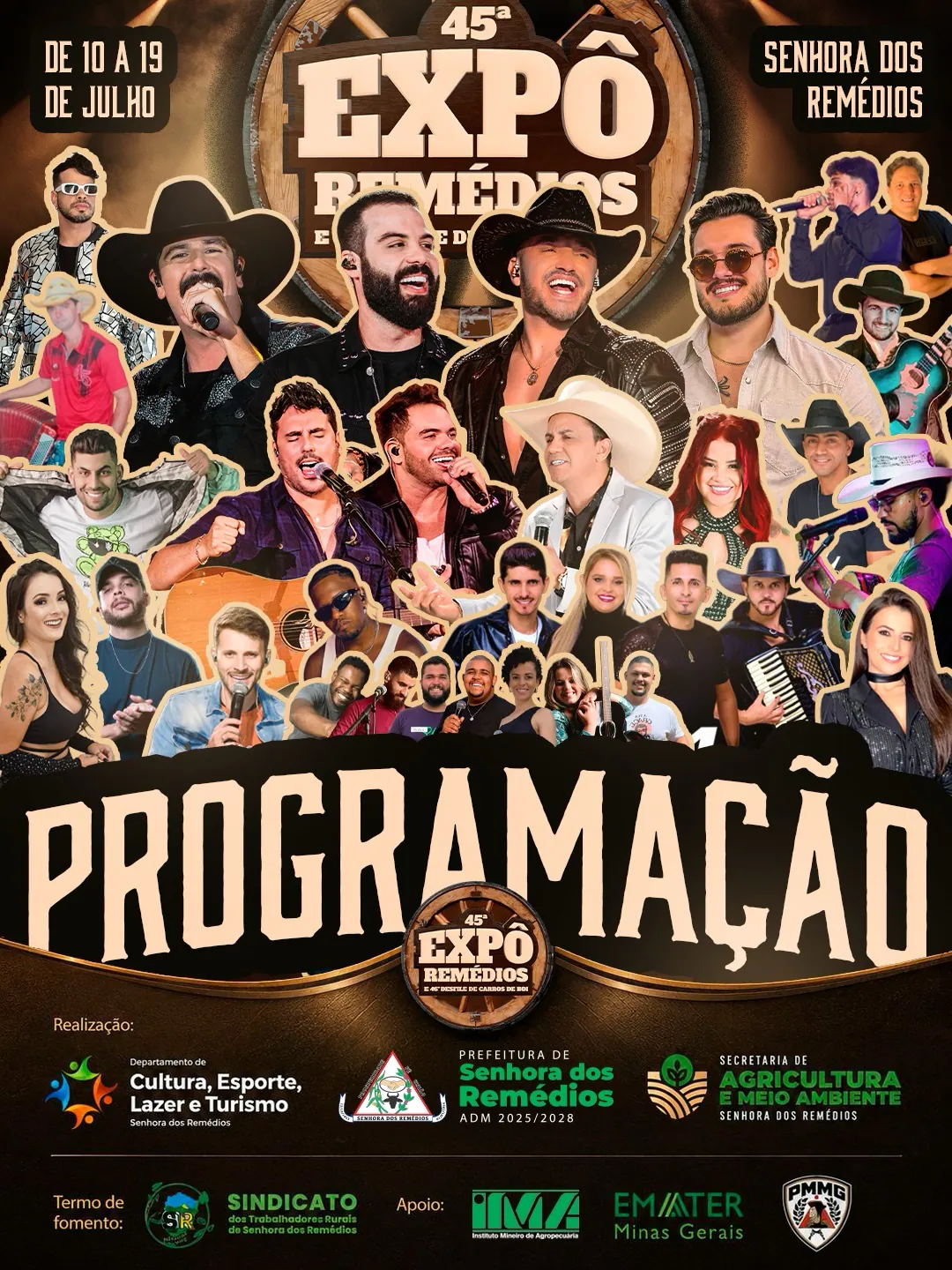 Expo Remédios 2026: programação, shows e Desfile de Carros de Boi